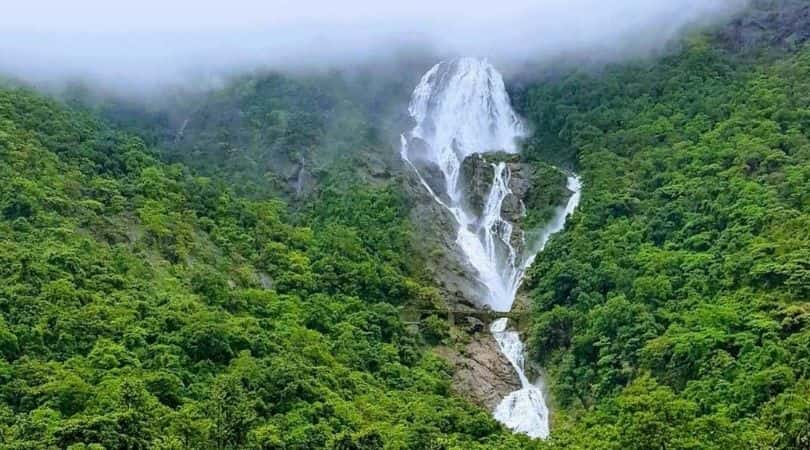 dudhsagar waterfall, goa