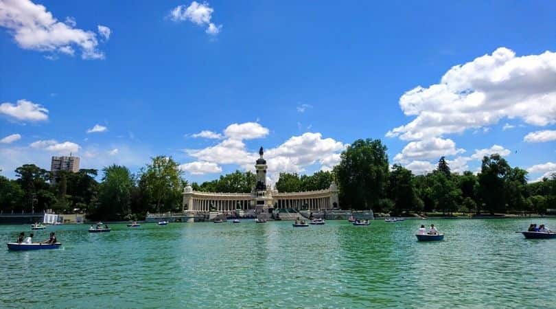 el retiro park madrid