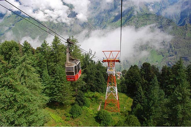 cable car - manali tourist attractions