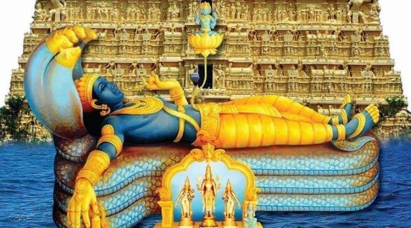 main deity of padmanabhaswamy temple