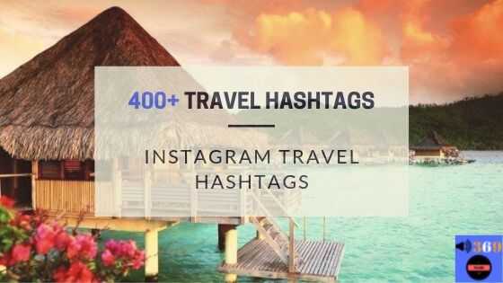 travel hashtags banner