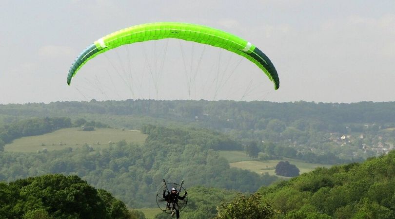 paramotor flying