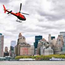 new york via helicopter