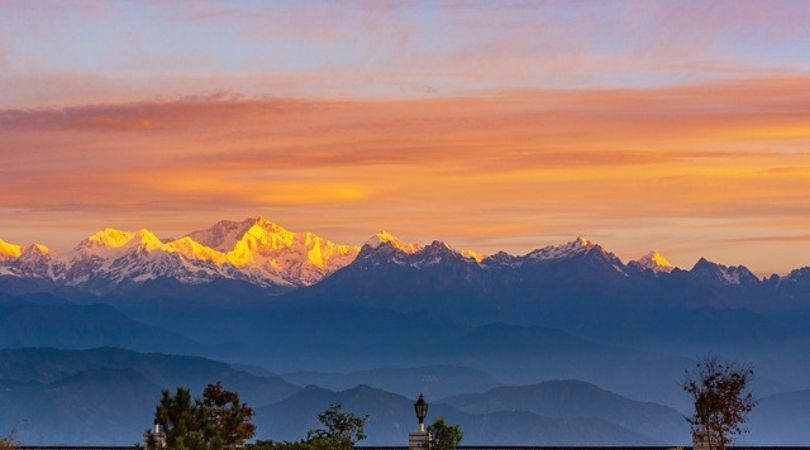 Kanchenjunga mountain peak