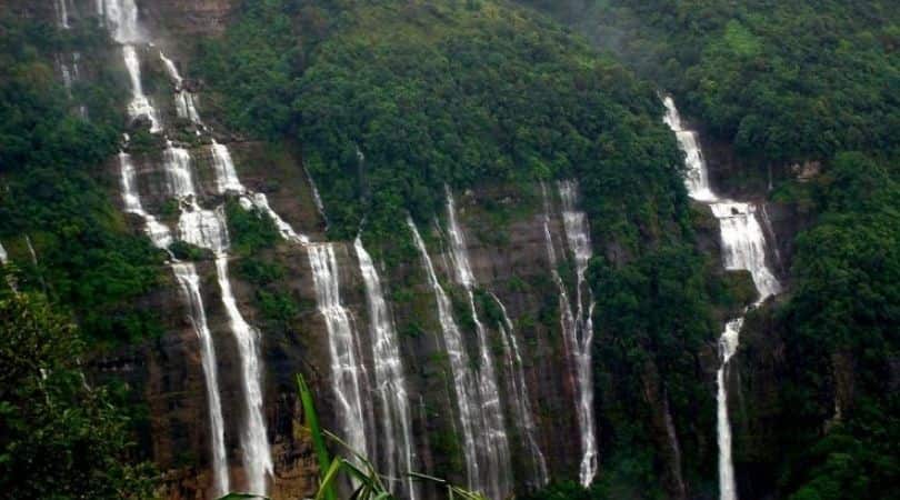 seven sister waterfalls