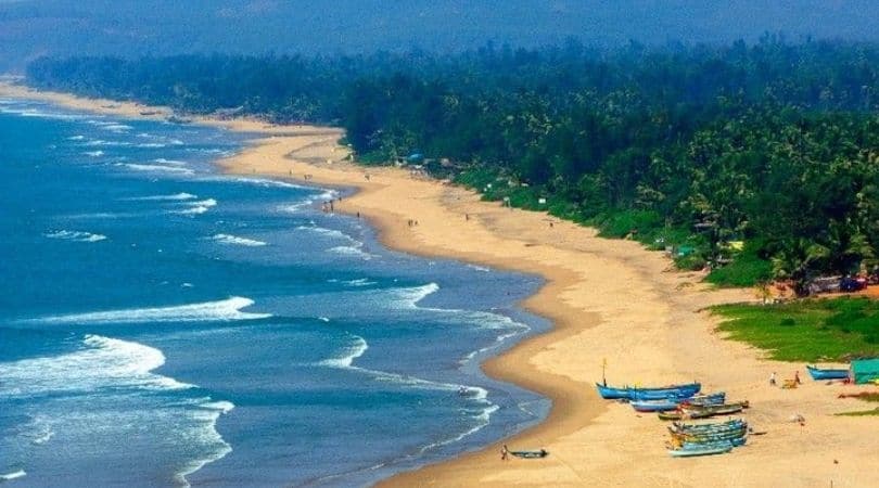 Gokarna beach in April