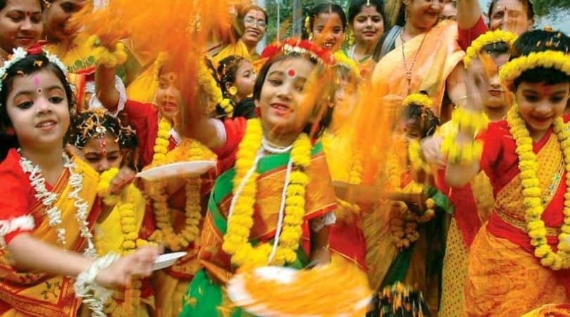 Holi In Shantiniketan