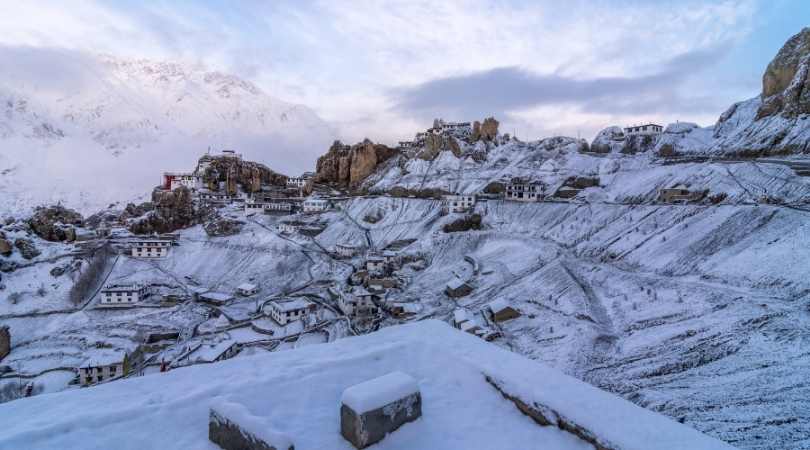 Spiti Valley in winter