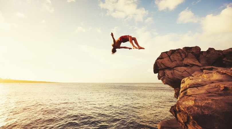 Cliff Jumping in rishikesh