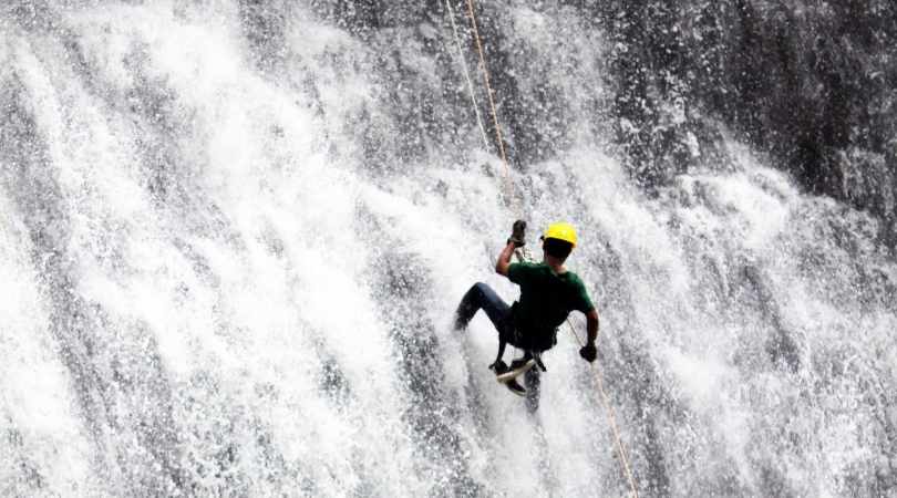 Waterfall Rappelling in rishikesh