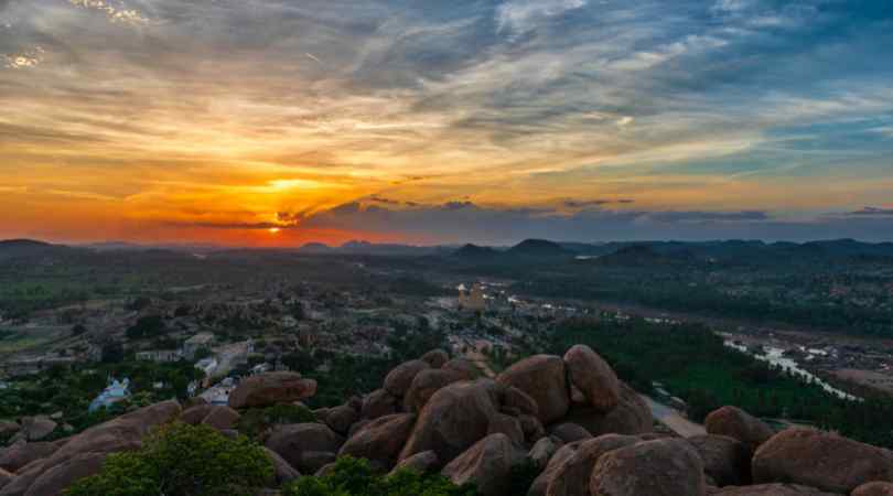 matanga hill sunset