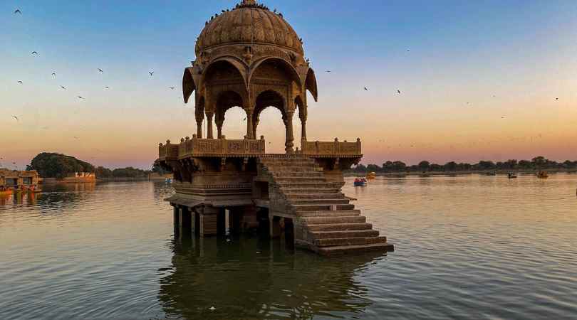 Gadisar Lake Sunset