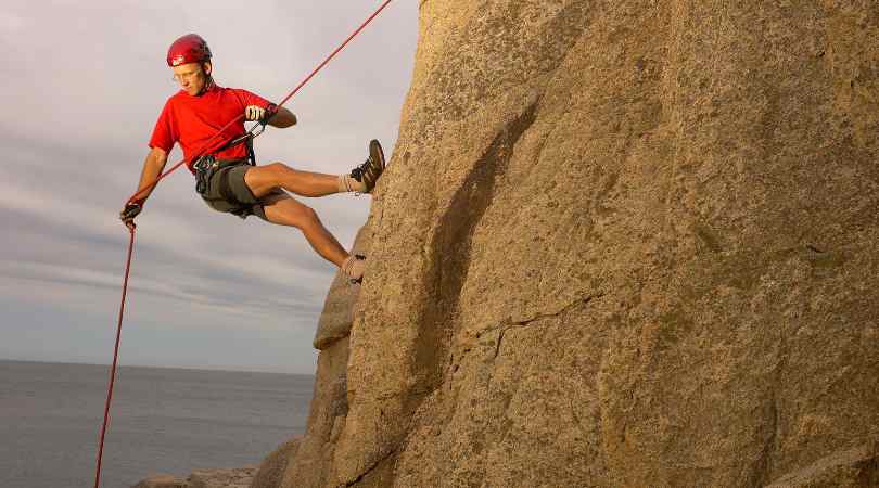 rock climbing