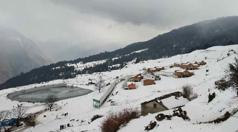 Auli in winter