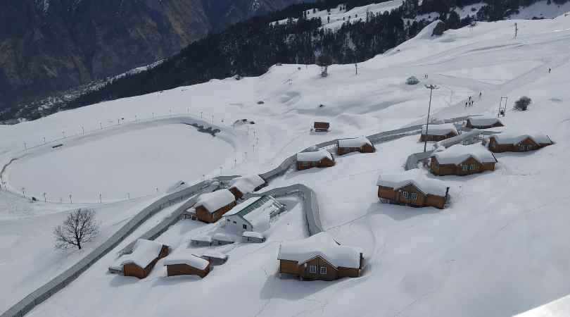 Auli slopes