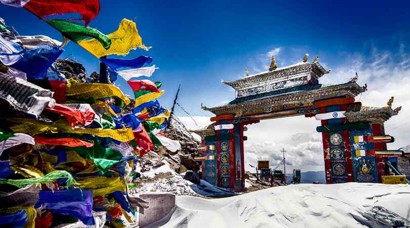 Tawang snowfall