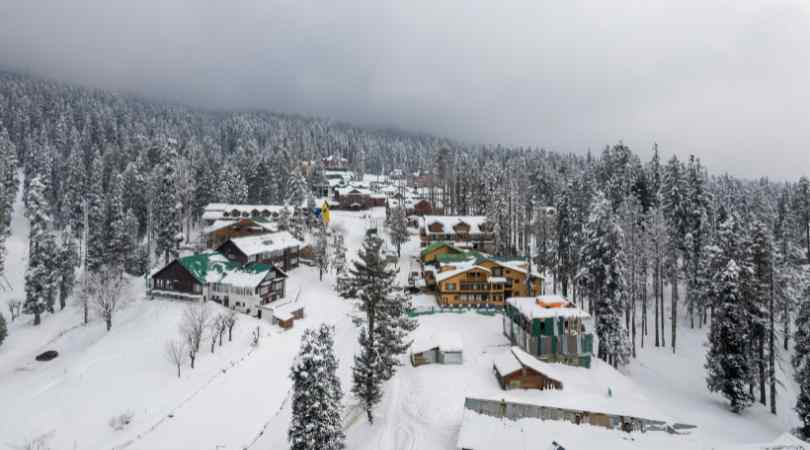 gulmarg snowfall