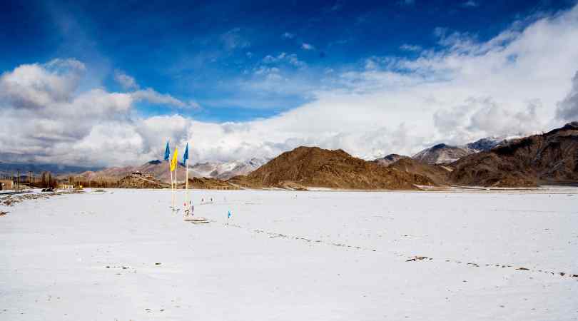 ladakh snowfall